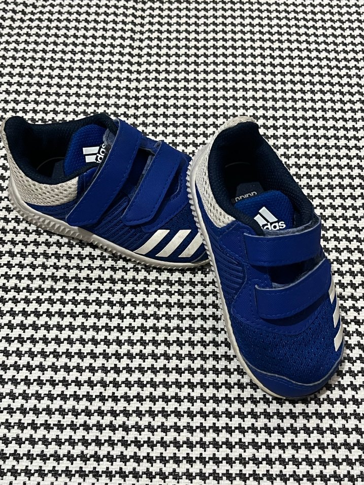 Erkek Çocuk Mavi Cırtlı Spor Ayakkabı - Görsel 4