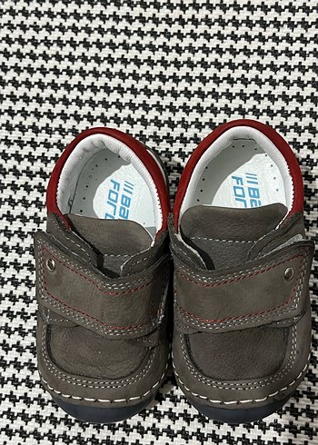 Gri Kahverengi Cırtlı Erkek Bebek İlk Adım Ayakkabısı - Görsel 2