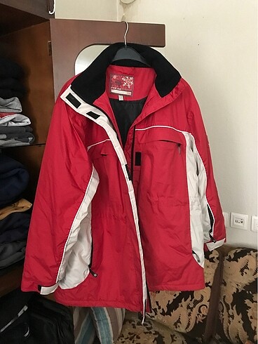 Oversize Kırmızı Mont
