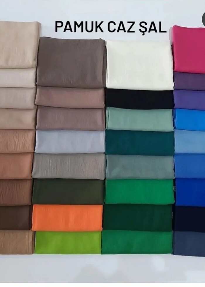 Pamuk jazz şal renkler için kaydırınız  - Görsel 2