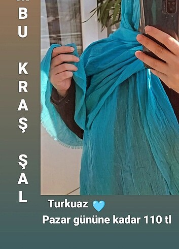 Bambu kraş şal