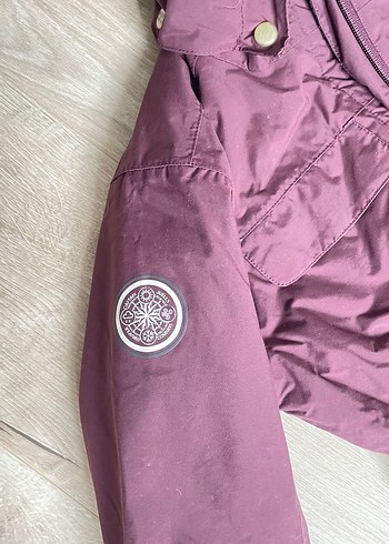 Çocuk Mor Fermuarlı Kayak Tulumu 4 yaş - Görsel 5