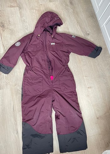 Çocuk Mor Fermuarlı Kayak Tulumu 4 yaş - Görsel 6