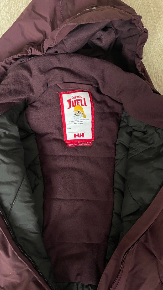 Çocuk Mor Fermuarlı Kayak Tulumu 4 yaş - Görsel 3