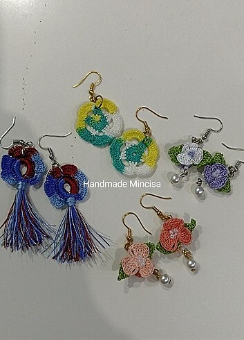 Tasarımcı Hapishaneişi, ve Tığ işi El Yapımı Küpe, @handmade.mincisa