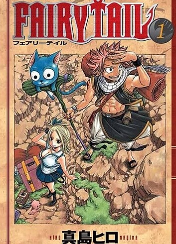  Beden Fairy Tail Manga Seti