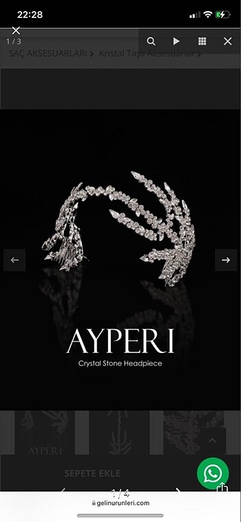 Ayperi taç