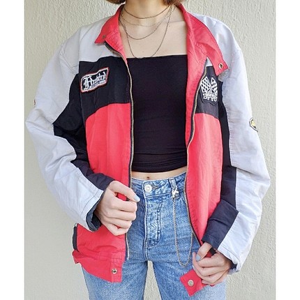 Unisex Vintage Motorcu Mont ????
