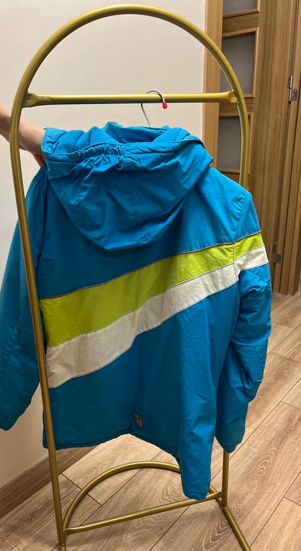 Mavi Kışlık Mont - Görsel 4