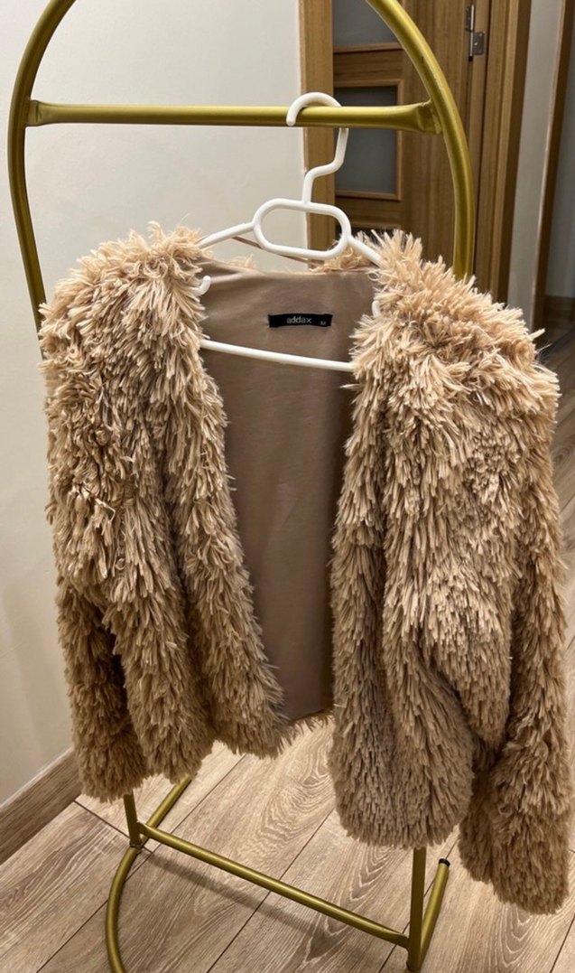 Kadın Kahverengi Kısa Suni Kürk Mont - Görsel 2