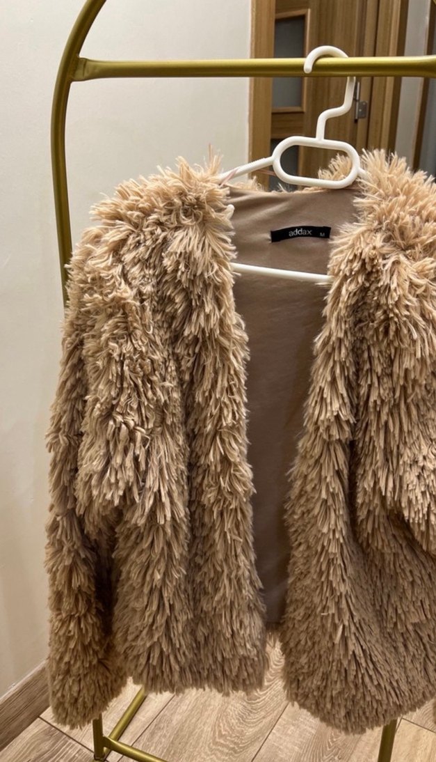 Kadın Kahverengi Kısa Suni Kürk Mont - Görsel 3