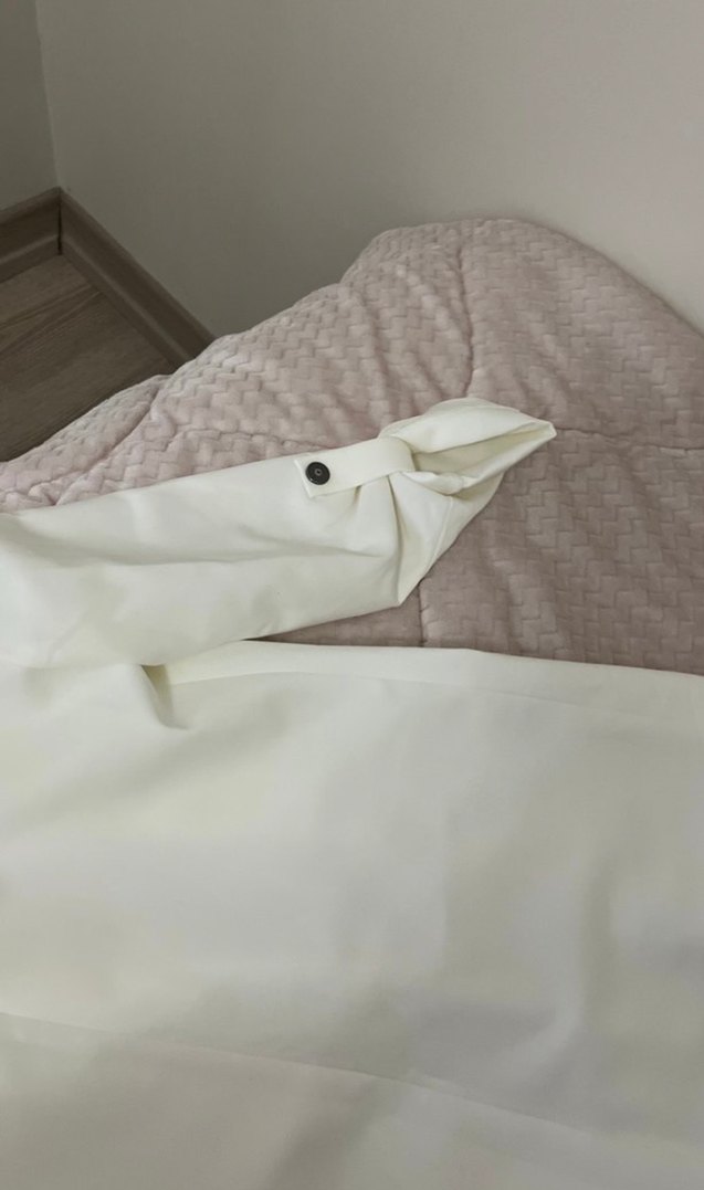 Beyaz Kadın Midi Blazer Ceket - Görsel 2