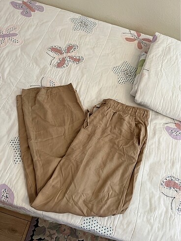 44 Beden camel Renk Yazlık pantolon