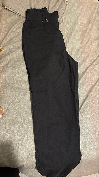 Pull and Bear gri kargo pantolon pullandbear