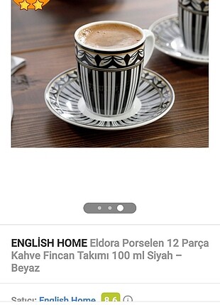 English home fincan seti