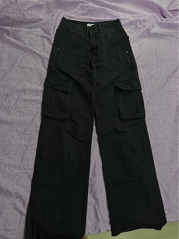 34 Beden gri Renk Pull& bear kargo pantolon