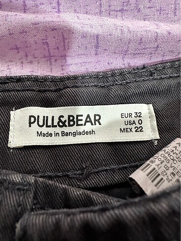 34 Beden Pull& bear kargo pantolon