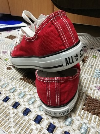 39 Beden kırmızı Renk converse kırmızı sneakers