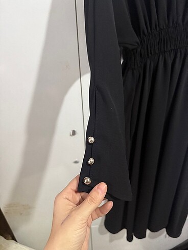 Mango Mango siyah elbise Midi