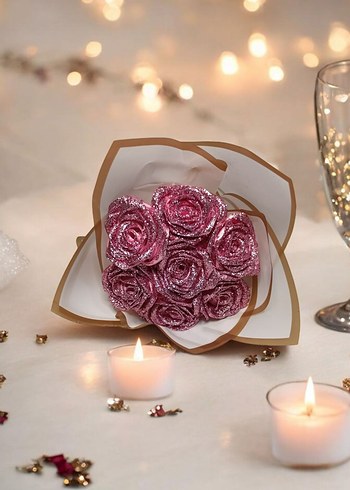 Pembe Gül Buketi - Görsel 5