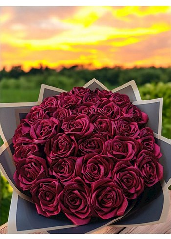 Pembe Gül Buketi - Görsel 4