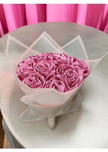 Pembe Gül Buketi - Görsel 3