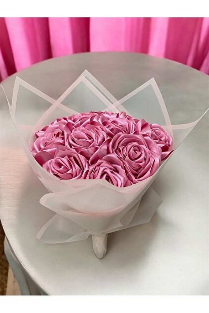 Pembe Gül Buketi - Görsel 3