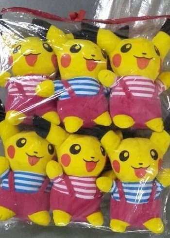 Renkli Sarı Peluş Oyuncak Pikachu