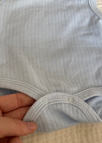 Mavi Bebek Kolsuz Çıtçıtlı Body - Görsel 2