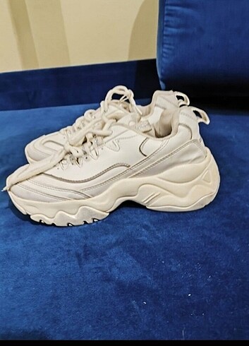 Beyaz Spor Sneaker Spor Ayakkabı 