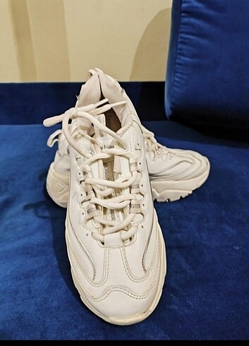 Beyaz Spor Sneaker Spor Ayakkabı 