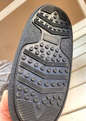 Gri Metalik Dolgu Topuklu Kadın KAR  Botu - Görsel 4