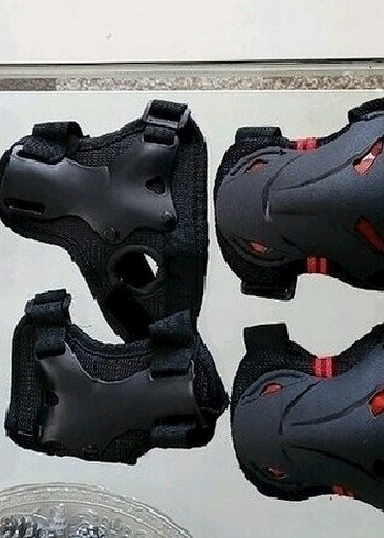 bisiklet Kaykayve paten kaskı, dizlik dirseklikler - Görsel 5