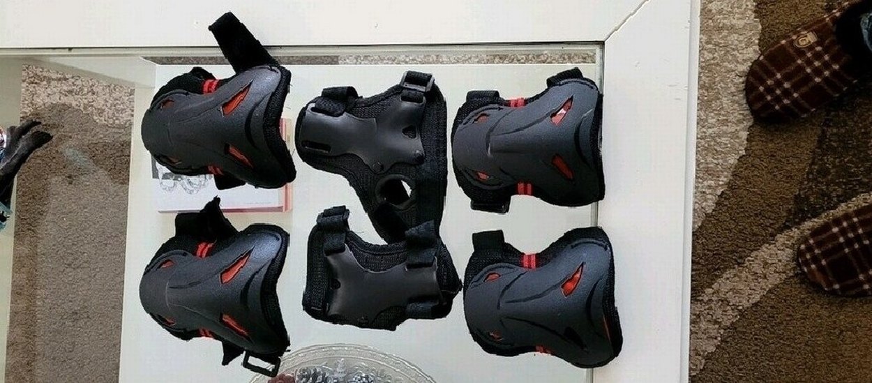 bisiklet Kaykayve paten kaskı, dizlik dirseklikler - Görsel 5