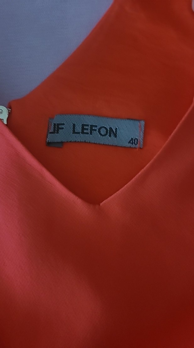 V Yaka Kırmızı Mini Elbise - Görsel 3