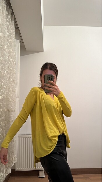 BSL FASHION Sarı Bluz