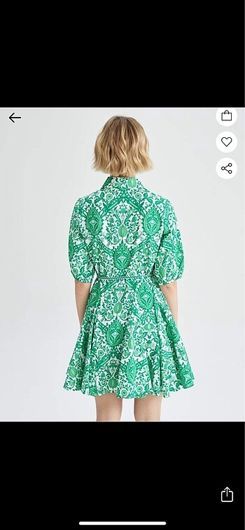 l Beden Zara Model Günlük Elbise