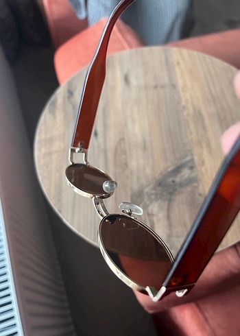 Vintage Kahverengi Tokalı Kadın Güneş Gözlüğü - Görsel 7