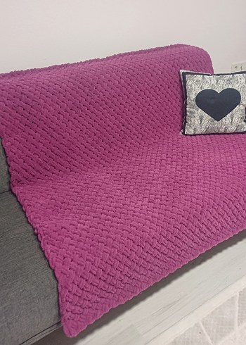 Mor Örgü Çocuk Battaniyesi - Görsel 2