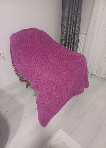 Mor Örgü Çocuk Battaniyesi - Görsel 3