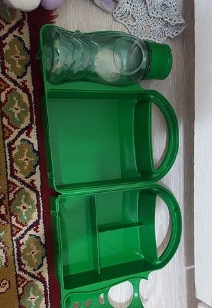 Abiye yeşil beslenme çantası