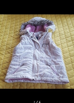 Kız çocuk pembe şişme mont