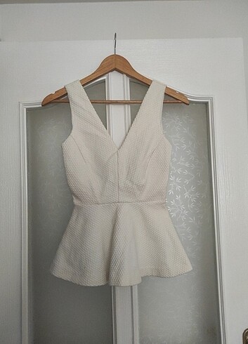 H&m fitilli ve yaka bluz