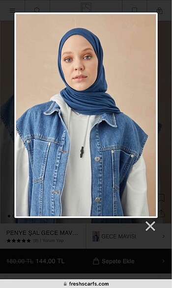 Fresh scarf penye şal