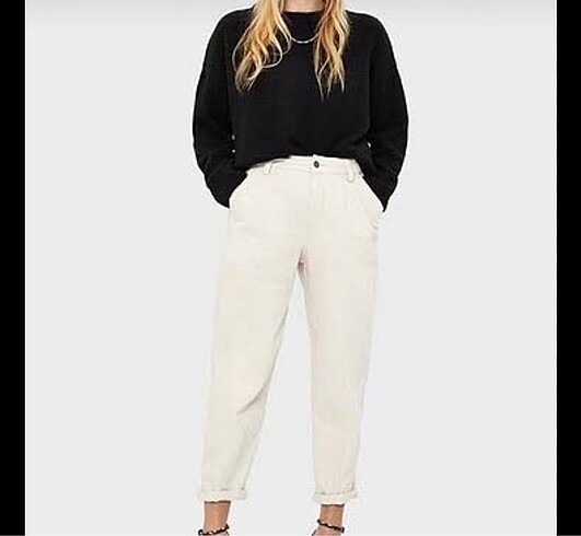 Bershka pensli harem pantolon