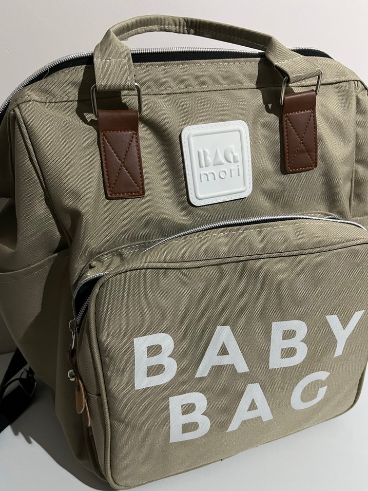 Bej Baskılı Bebek Çantası - Görsel 2