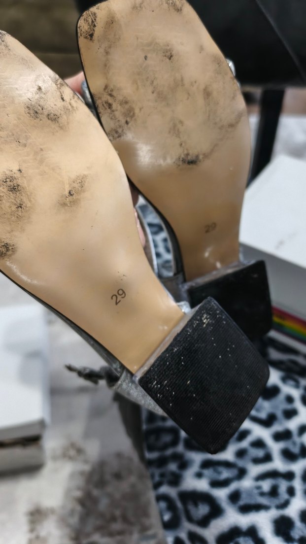 Kız Çocuk Gri Yılan Desenli Tokalı Özel Ayakkabı - Görsel 3