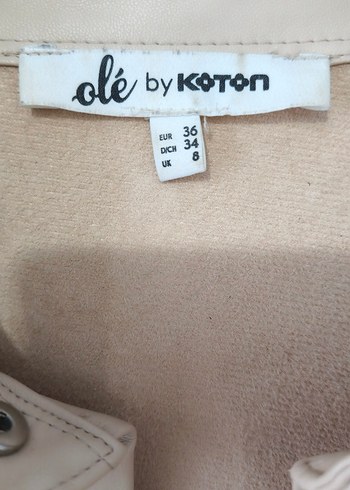 Bej Düğmeli Midi der Kadın Gömlek - Görsel 2