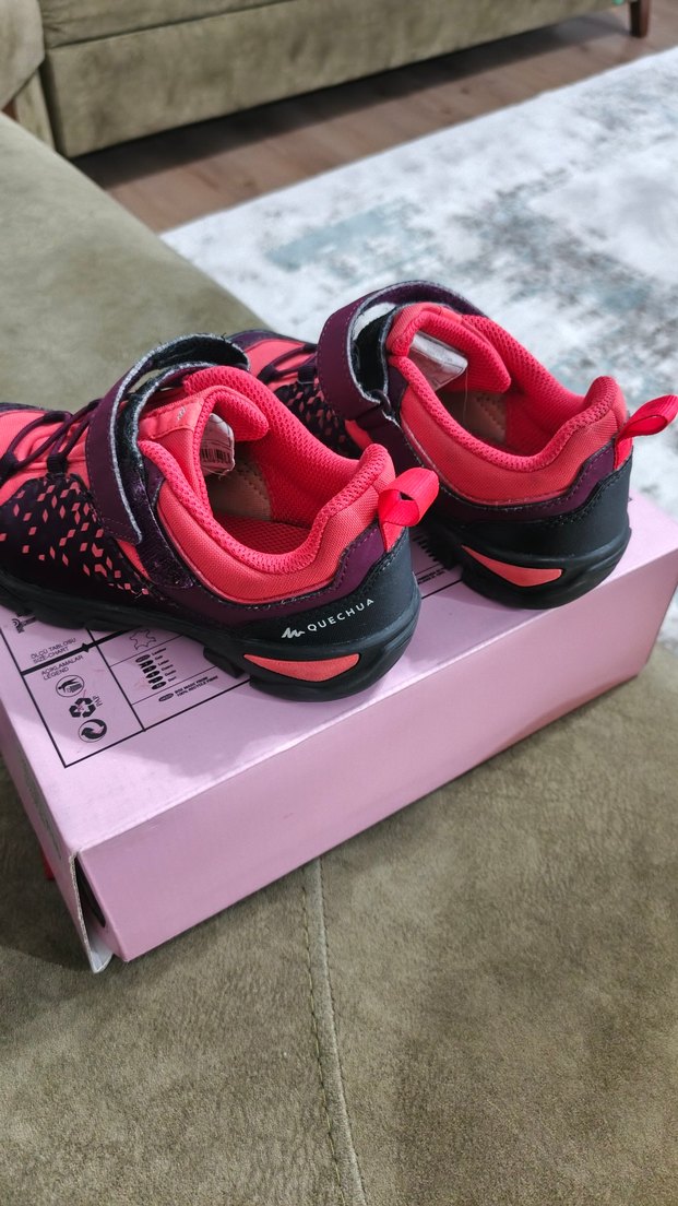 Kız Çocuk Renkli Baskılı Spor Ayakkabı - Görsel 2