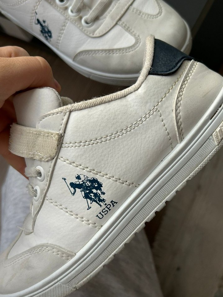 Gri Detaylı Beyaz Erkek Çocuk Spor Ayakkabı - Görsel 3